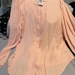 Torrid plus size 2 Light Pink Blouse